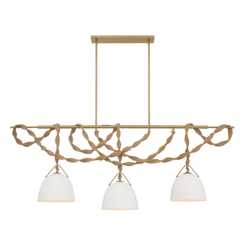 Lustre linéaire à 3 lumières 63,25 po Cordón