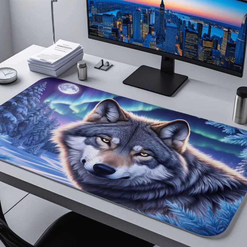 Polyester Desk Pad, 14.4x12.1