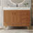 36" Freestanding Bathroom Vanity With Faux Marble Top, Ceramic Sink, 5 Drawers & Stainless Steel Legs-1844875869-1844875870