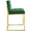 Tabouret de bar en acier inoxydable Privy Performance de Modway-240901632-240901840-240865243