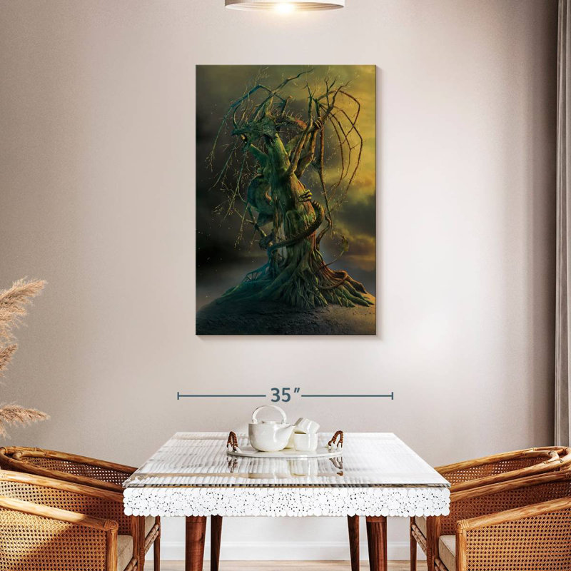 Brampt Tree Dragon, 45" H x 30" W