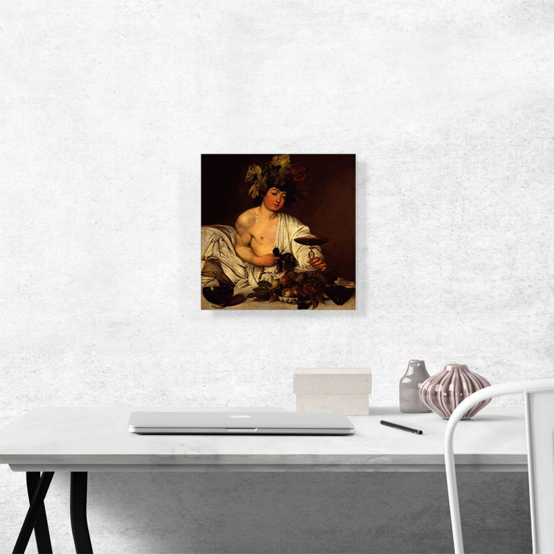 The Young Bacchus 1590 - reproduction d'art, H 12 po x l 12 po x P 0,75 po