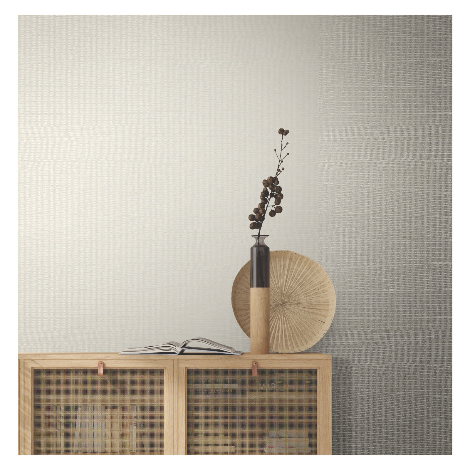 Almus Wallpaper, Beige