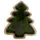 Holiday Serveware 14" MANGO WOOD W/ ENAMEL CHRISTMAS TREE