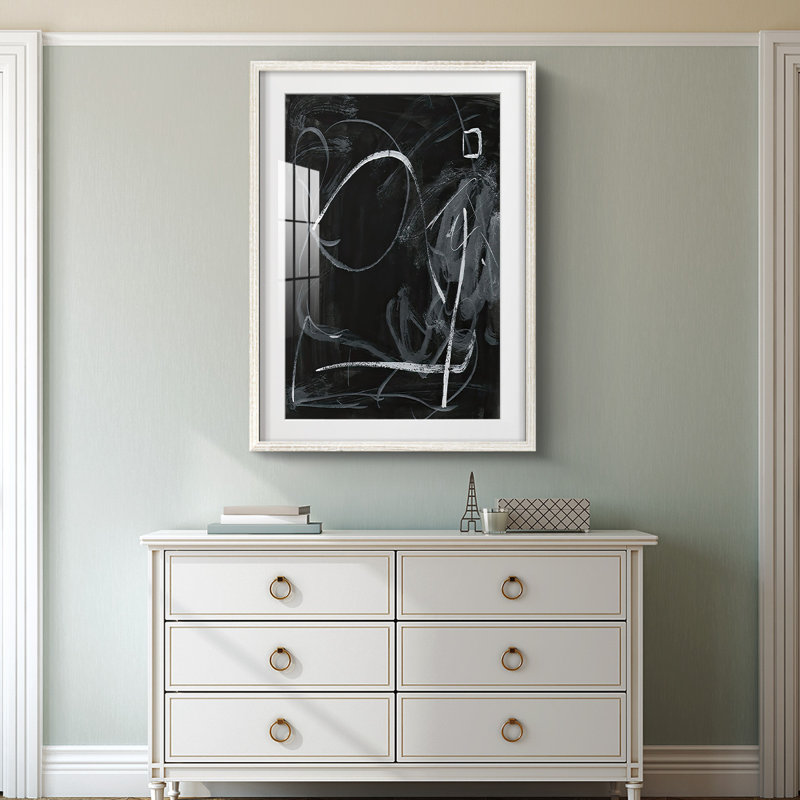 «Erase II», impression encadrée, H 19,5 po x l 16,5 po, Blanc