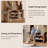 Coat Rack with Adjustable Shoe Shelf, Extra Pocket Storage Features ,Double Storage Space with Hooks.-967731258