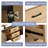 60 inch Free standing Double Bathroom Vanity With Resin Vanity Top