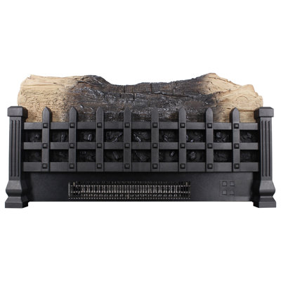 20 Inch Electric Fireplace Insert, Indoor Heater With 3D Log , /Ul Certification, 1400W Heat, 5000 'S, 400 Sq. Ft. Heating Area, Realistic Flame Effect, 4 Adjustable Brightness, 1 - 9 Hours Timing,