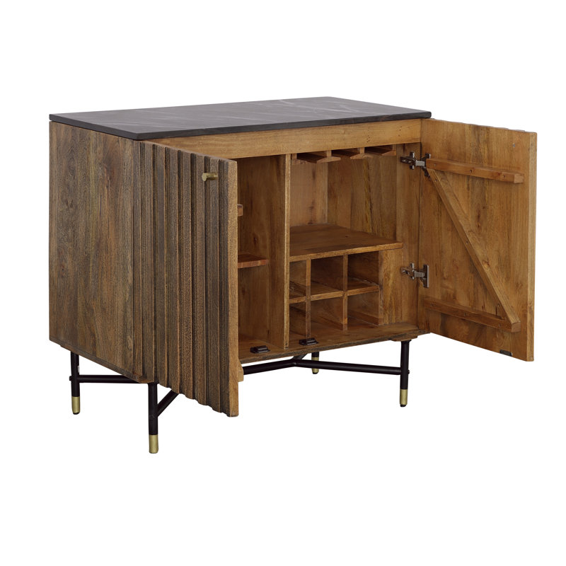 Calen 37 " L Bar Cabinet