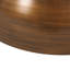 Table basse en métal martelé