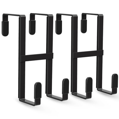 2 Packs Over The Door Hooks