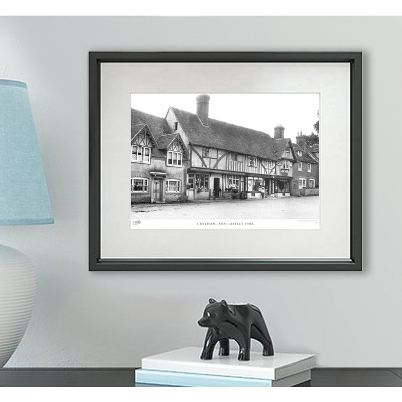 Chilham, Post Office 1903 - Single Picture Frame Print, 28cm H x 36cm W x 2.3cm D
