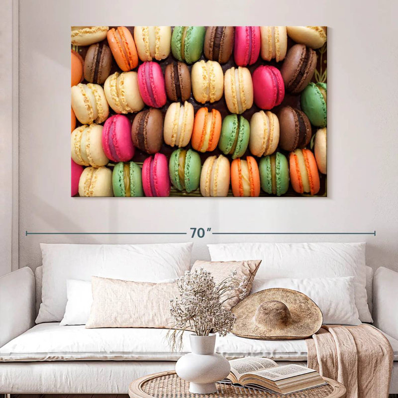 Yarlin Macarons, 34" H x 51" W