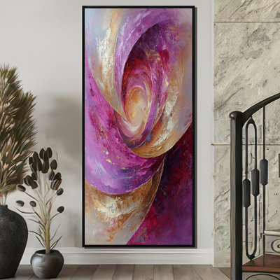 «Spratt Abstract Lavender Tranquility Balance I», art mural moderne grand