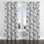 Modern Window curtains - Black Aziza Grommet Curtain - 1 Panel-2116323922-2116323926
