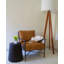 Fauteuil en cuir fleur 24 po