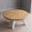 Table basse ronde en bois de chêne massif Amber-1278779276