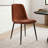 4- Person Dining Table Sets With Extendabe Oval Table & 4 Upholstered Chenille Dining Chairs-69774378