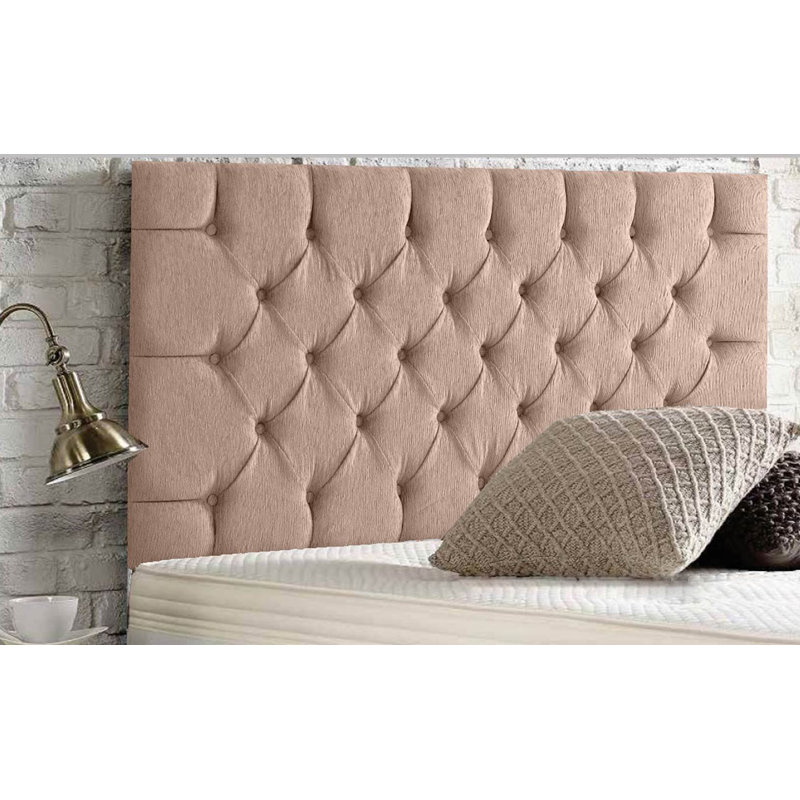Esters Upholstered Headboard, Chenille, Kingsize (5'), Mink