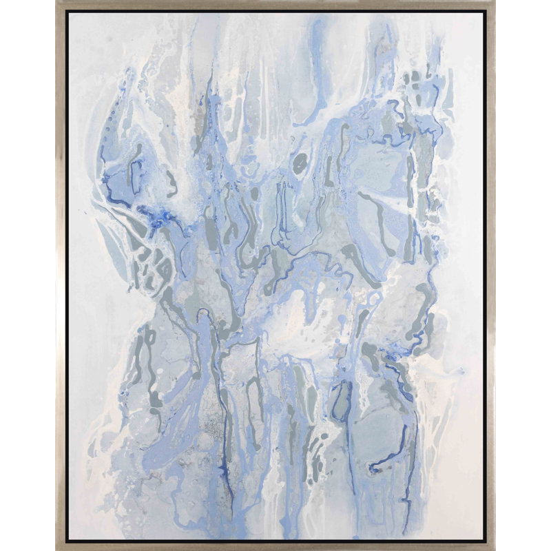 «Grasp the Middle», peinture sur toile à cadre flottant