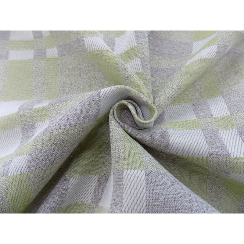 Devore Dining Linen Set, Light green/Grey