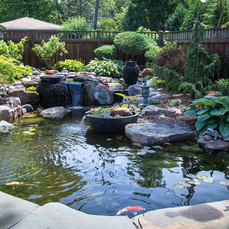 15' x 15' Black EPDM Pond Liner for Water Features