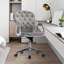 Chaise de bureau en velours