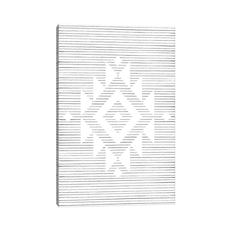 Folk Line Art I by Whales Way - Print on Canvas, 45.72cm H x 30.48cm W x 1.91cm D, Wrapped Canvas