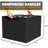 Shoe Organizer For Closet, 2 Pack Foldable Shoe Storage Containers Baskets Boxes Bins W/Adjustable Dividers, Fits 16-32 Pairs, Black