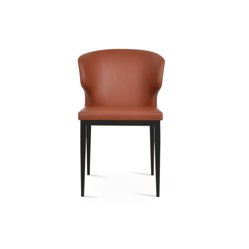 Amed Mw Side Chair, PPM Cinnamon, Walnut