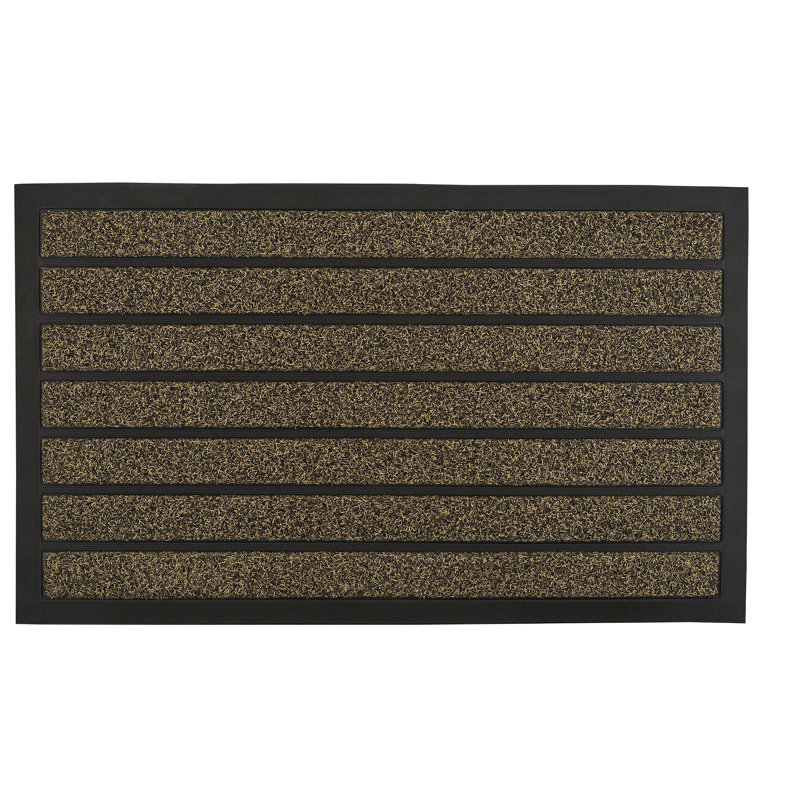 Charnel Non-Slip Doormat for Entry, 18" x 30", Waterproof, Mat, Brown