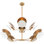 Thomas O'Brien Osiris Large Reflector Chandelier