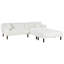Left-Hand Corner Sofa with Ottoman HOLT Boucle Left Hand-110603680