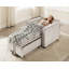 Fauteuil-lit rembourré 36,14 po, canapé-lit simple, futon-47228238