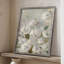 «Moonlit Climbing Roses I», reproduction encadrée - bois massif 48150-463983331