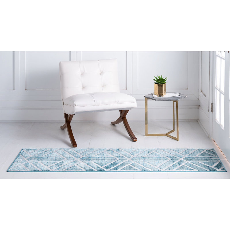 Clidy Abstract Indoor Rug, Runner 2' x 6'