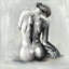 Femme nue vue de derrière - Art figuratif sur toile
