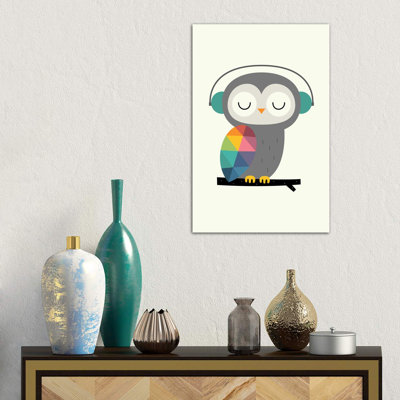 Owl Time by Andy Westface - Wrapped Canvas Print