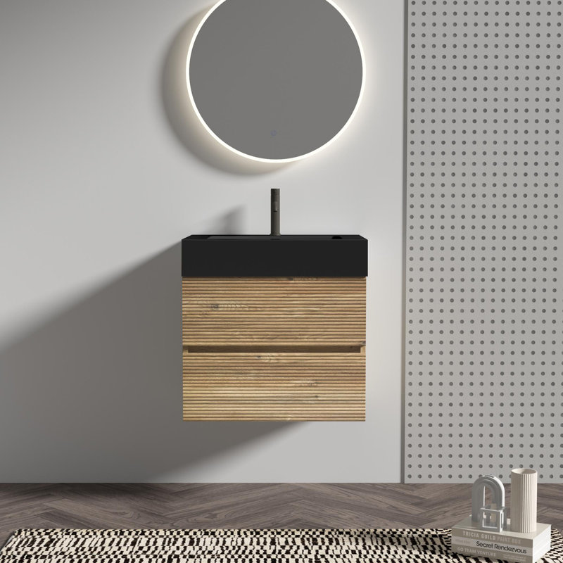 Meuble-lavabo 24 po avec lavabo en quartz, 24"