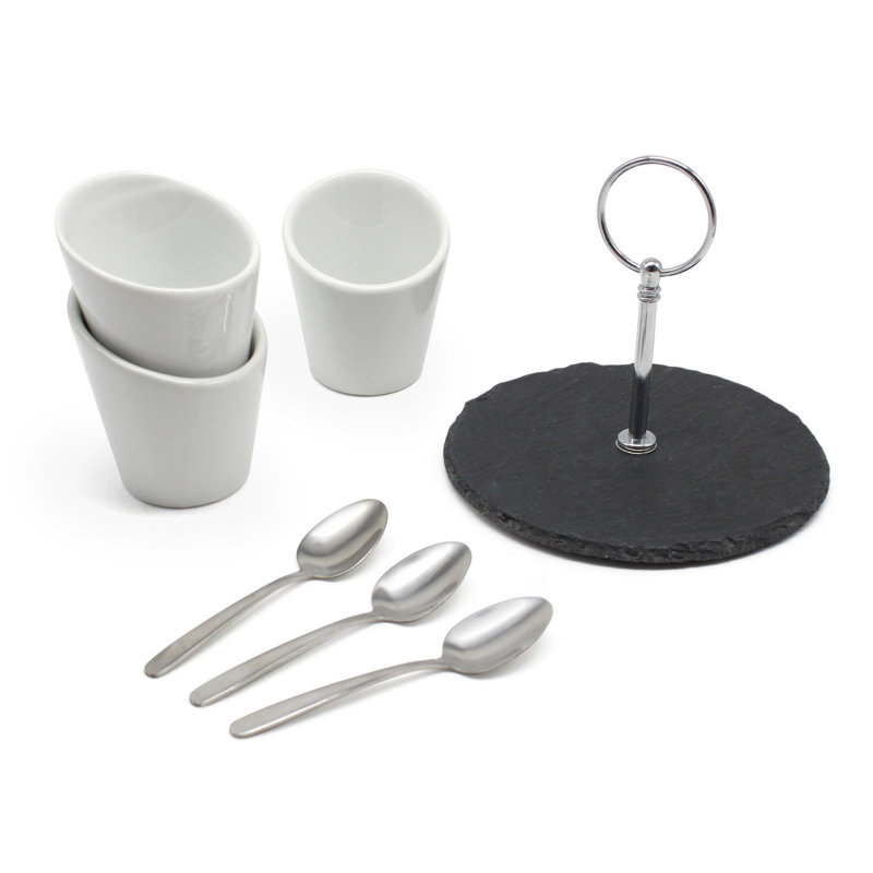 Symple Stuff Dierf Ceramic Condiment Server