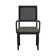 Vernet Upholstered Arm Chair in Black/Gray