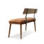 Banc rembourré brun-112105733
