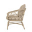 Chaise de patio avec coussins Raynette