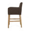Tabouret de comptoir rembourré confortable et élégant pour les cuisines et les bars modernes
