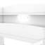 Lit plateforme simple en bois avec éclairage à DEL intégré, tête de lit avec rangement et garde-corps-1774556018