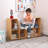 Bookcase with Reading Nook, 6 Shelves-1929508460