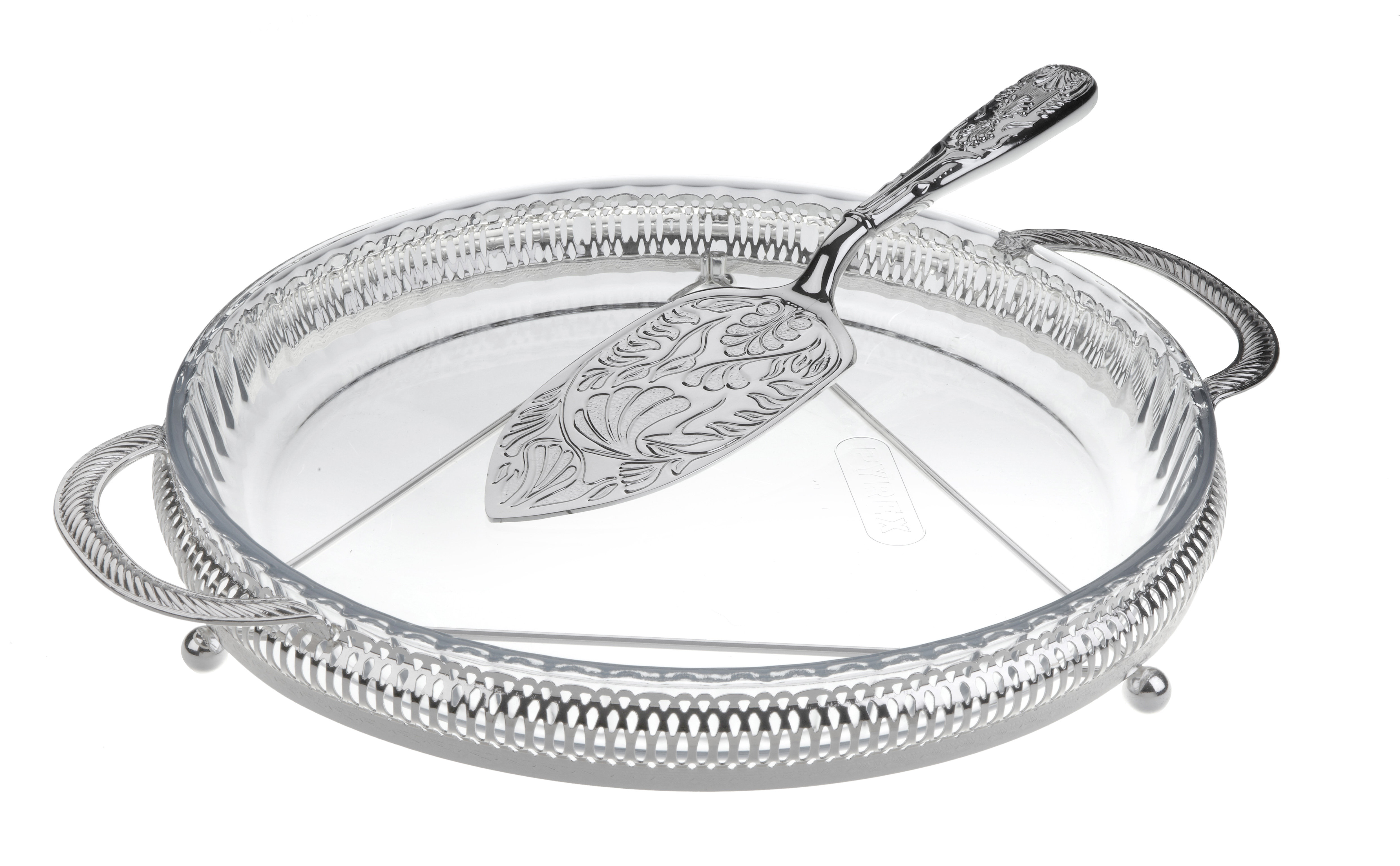 Corbell Silver Company Queen Anne 2 Piece Quiche Dish Set & Reviews | Perigold