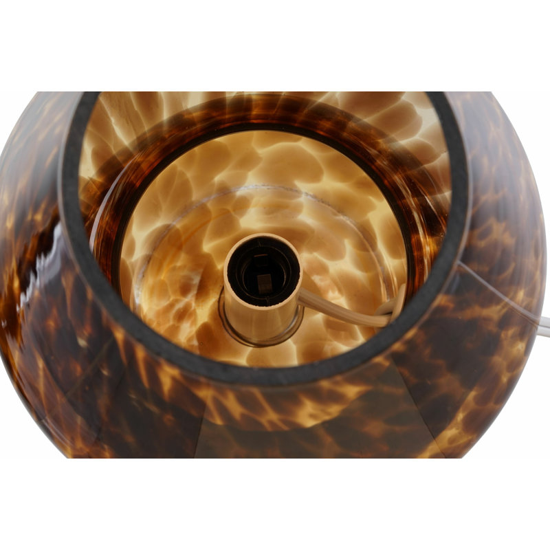 Lampe de table en verre Alumita, Tortue brune, Tortue brune