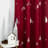Harvind Polyester Silver Foil Print Winter Wonderland Blackout Thermal Grommet Curtains-935564414-935564403