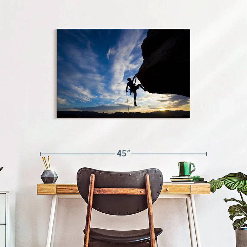 Sireci Keep Climbing, 24" H x 36" W